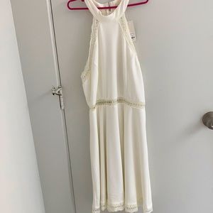 White formal dress